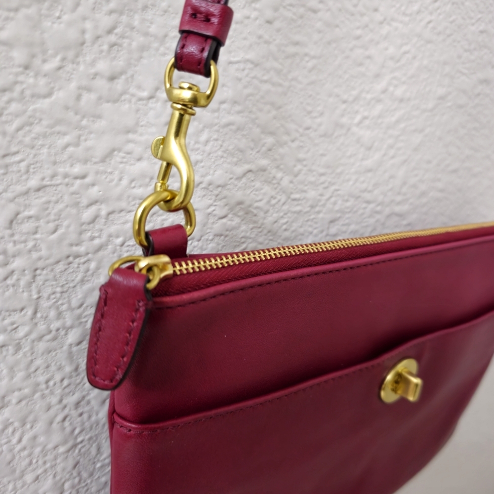 COACH Dark Red Crossbody Bag - Picture 4 of 11